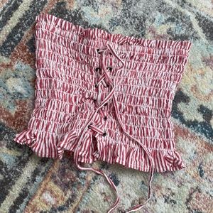 Work twice American eagle tube top size small